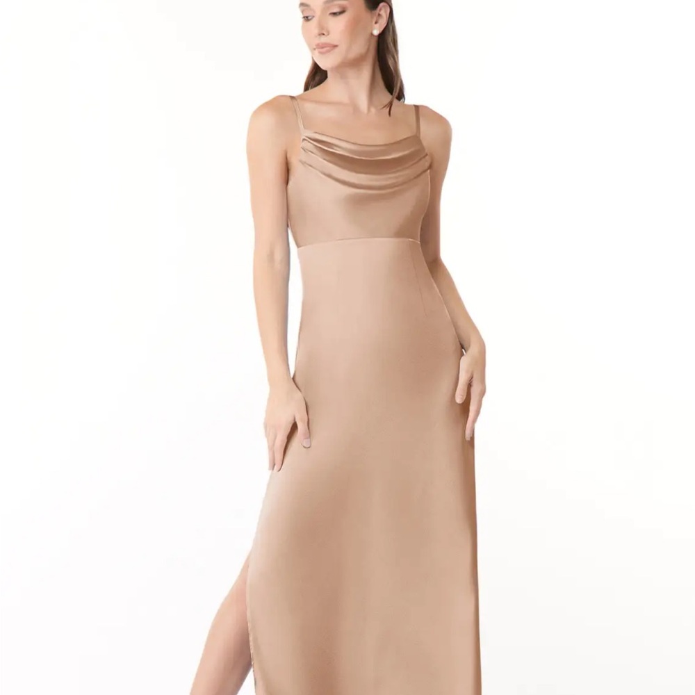Azazie Esmee Bridesmaid Dress English Rose Size 10